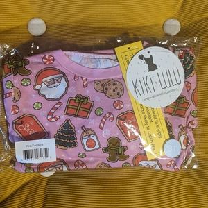 Kiki and Lulu Christmas jammies two piece NIB